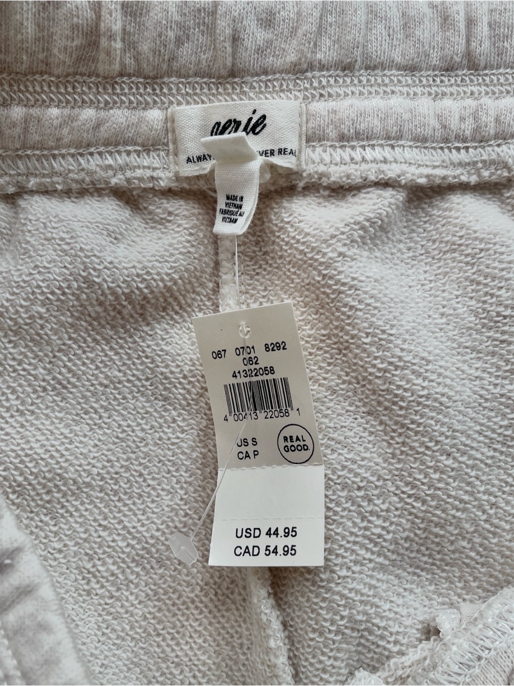 NEW aerie Cream Drawstring Women’s Loungewear Joggers Size S - Picture 6 of 7